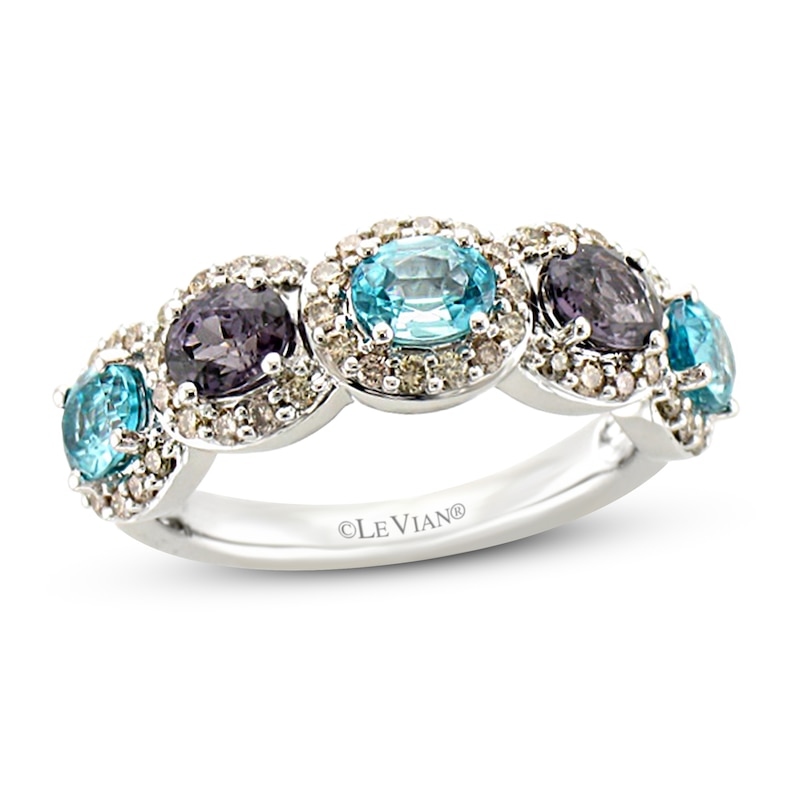 Le Vian Natural Zircon/Spinel Ring 1/2 ct tw Diamonds 14K Vanilla Gold