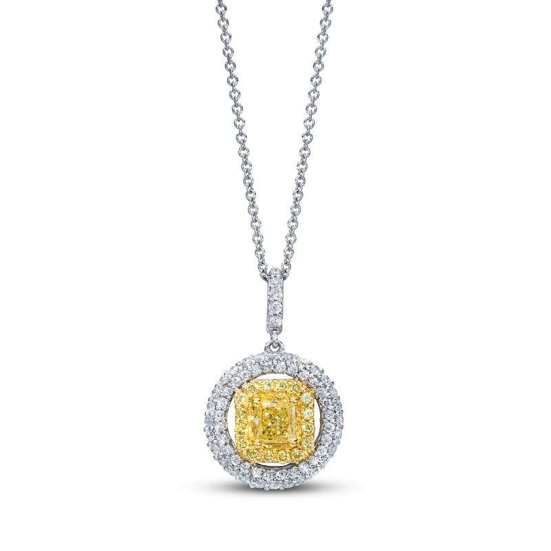 Main Image 1 of Le Vian Diamond Necklace 7/8 ct tw 18K Two-Tone Gold
