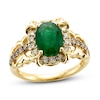 Thumbnail Image 1 of Le Vian Natural Emerald Ring 1/2 ct tw Diamonds 14K Honey Gold