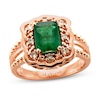 Thumbnail Image 1 of Le Vian Natural Emerald Ring 1/5 ct tw Diamonds 14K Strawberry Gold