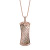 Thumbnail Image 1 of Le Vian Diamond Necklace 2 ct tw 14K Strawberry Gold