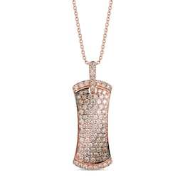 Le Vian Diamond Necklace 2 ct tw 14K Strawberry Gold