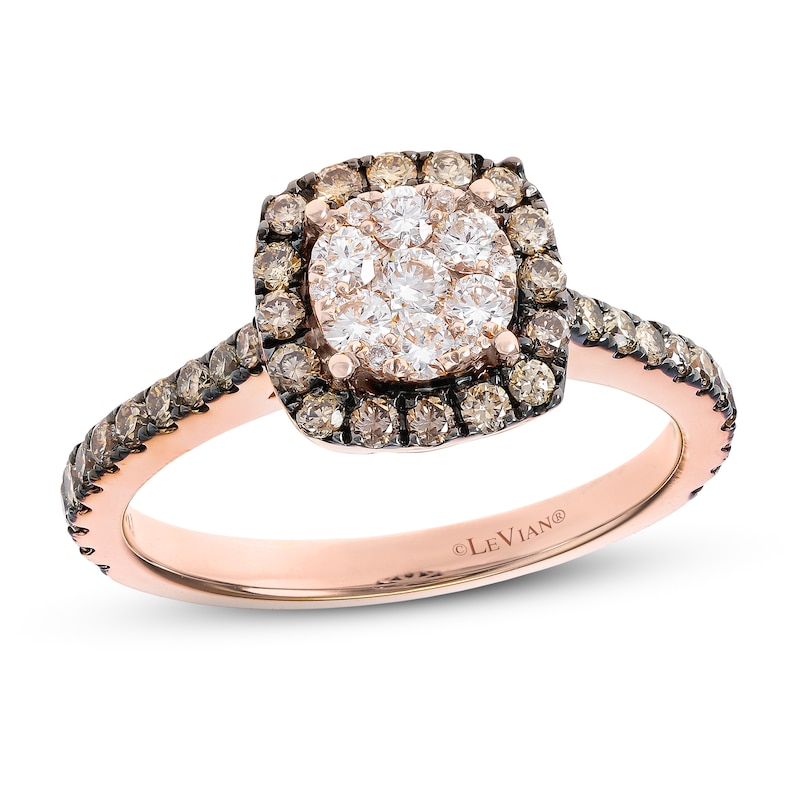 Main Image 1 of Le Vian Diamond Ring 7/8 ct tw 14K Strawberry Gold