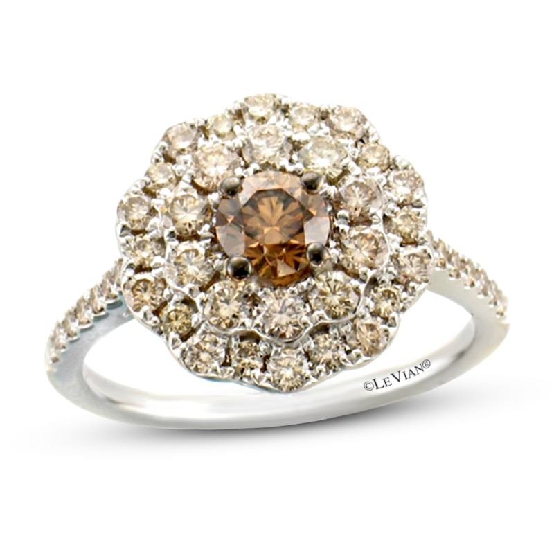 Le Vian Diamond Ring 1-1/2 ct tw 14K Vanilla Gold/Platinum