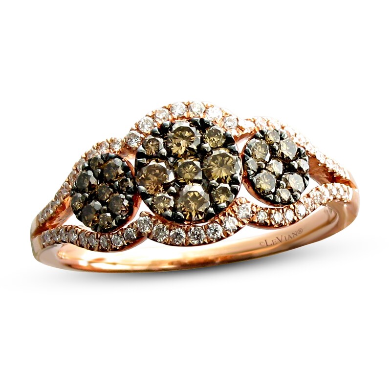 Main Image 1 of Le Vian Diamond Ring 5/8 ct tw 14K Strawberry Gold