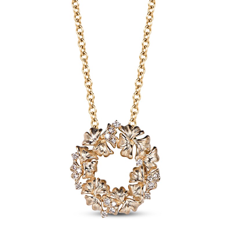 Main Image 1 of Le Vian Diamond Necklace 1/3 ct tw 14K Honey Gold