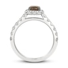Thumbnail Image 2 of Le Vian Chocolate Diamond Ring 1-5/8 ct tw 18K Vanilla Gold