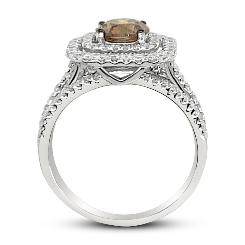 Main Image 2 of Le Vian Chocolate Diamond Ring 1-3/4 ct tw 18K Vanilla Gold
