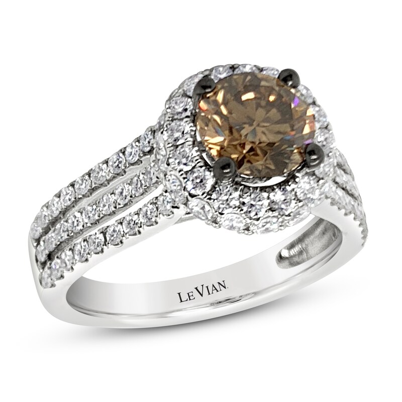 Main Image 1 of Le Vian Diamond Ring 2-1/4 ct tw Round 18K Vanilla Gold