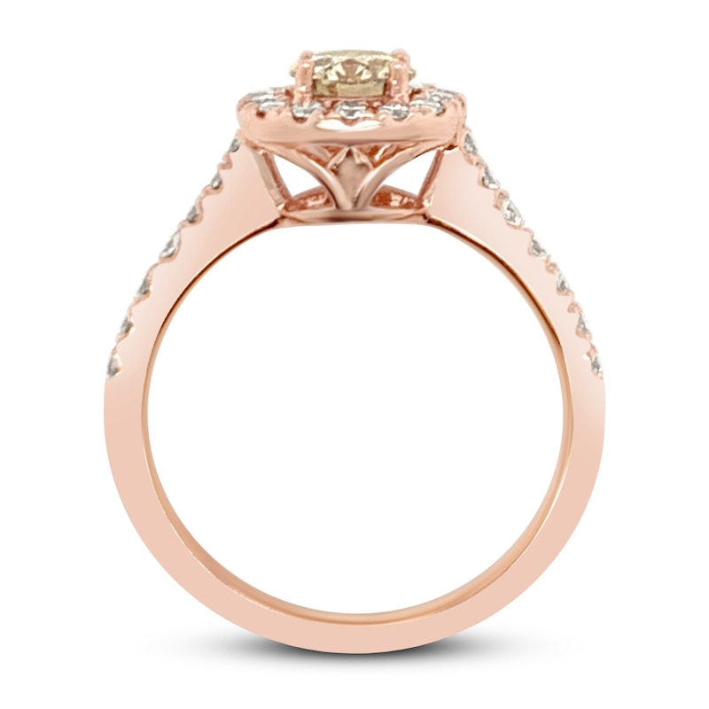 Main Image 2 of Le Vian Diamond Ring 7/8 ct tw 14K Strawberry Gold