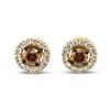 Thumbnail Image 1 of Le Vian Diamond Stud Earrings 1-1/2 ct tw Round 14K Honey Gold