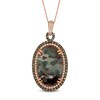Thumbnail Image 1 of Le Vian Natural Aquaprase Pendant 1-1/3 ct tw Diamonds 14K Strawberry Gold