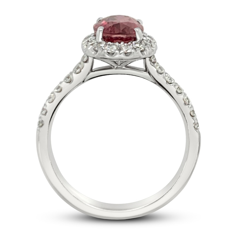 Main Image 2 of Le Vian Natural Ruby Ring 1/2 ct tw Diamonds 18K Vanilla Gold