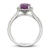 Thumbnail Image 2 of Le Vian Natural Purple Sapphire Ring 1/3 ct tw Diamonds 18K Vanilla Gold