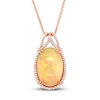Thumbnail Image 0 of Le Vian Natural Opal Necklace 5/8 ct tw 18K Strawberry Gold