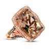 Thumbnail Image 1 of Le Vian Natural Morganite Ring 1/2 ct tw Diamonds 14K Strawberry Gold