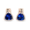 Thumbnail Image 1 of Le Vian Natural Tanzanite Earrings 1-1/2 ct tw Diamonds 18K Strawberry Gold