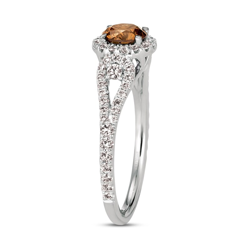 Main Image 2 of Le Vian Diamond Ring 1-1/6 ct tw Round Platinum