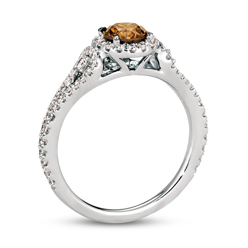 Main Image 4 of Le Vian Diamond Ring 1-1/6 ct tw Round Platinum