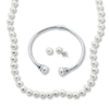 Thumbnail Image 0 of Cultured Pearl Necklace Boxed Set Sterling Silver
