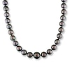 Thumbnail Image 0 of Cultured Pearl Necklace 1/20 ct tw Diamonds 14K White Gold