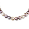 Thumbnail Image 0 of Cultured Pearl Necklace 1/20 ct tw Diamonds 14K Yellow Gold