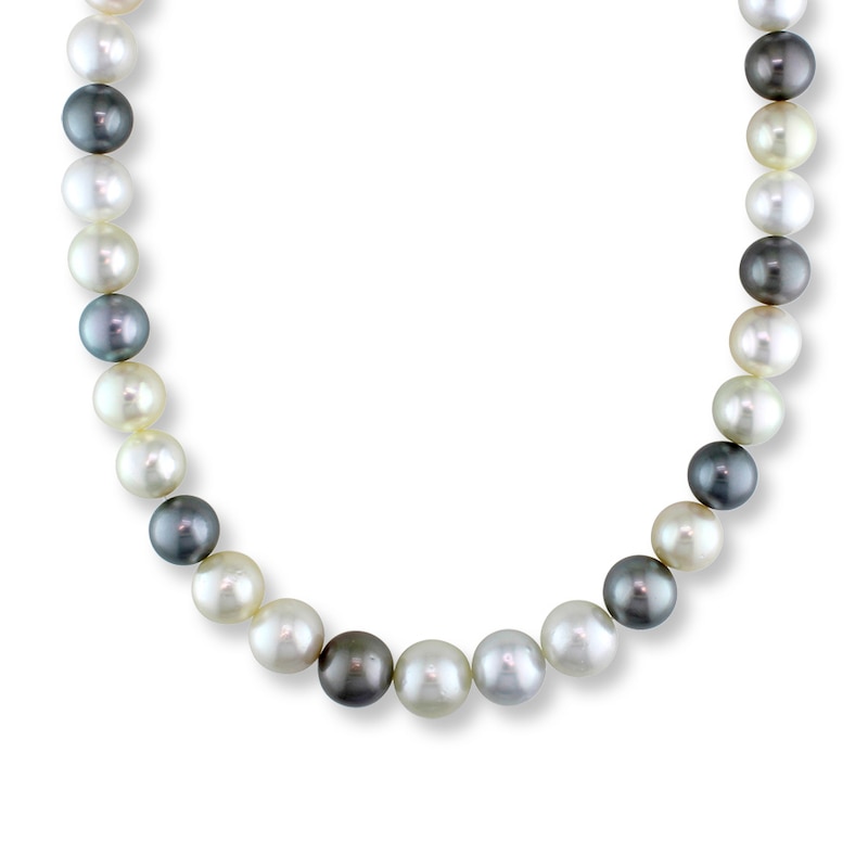 Cultured Pearl Necklace 14K Yellow Gold