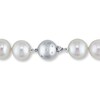 Thumbnail Image 1 of Cultured Pearl Necklace 1/20 ct tw Diamonds 14K White Gold