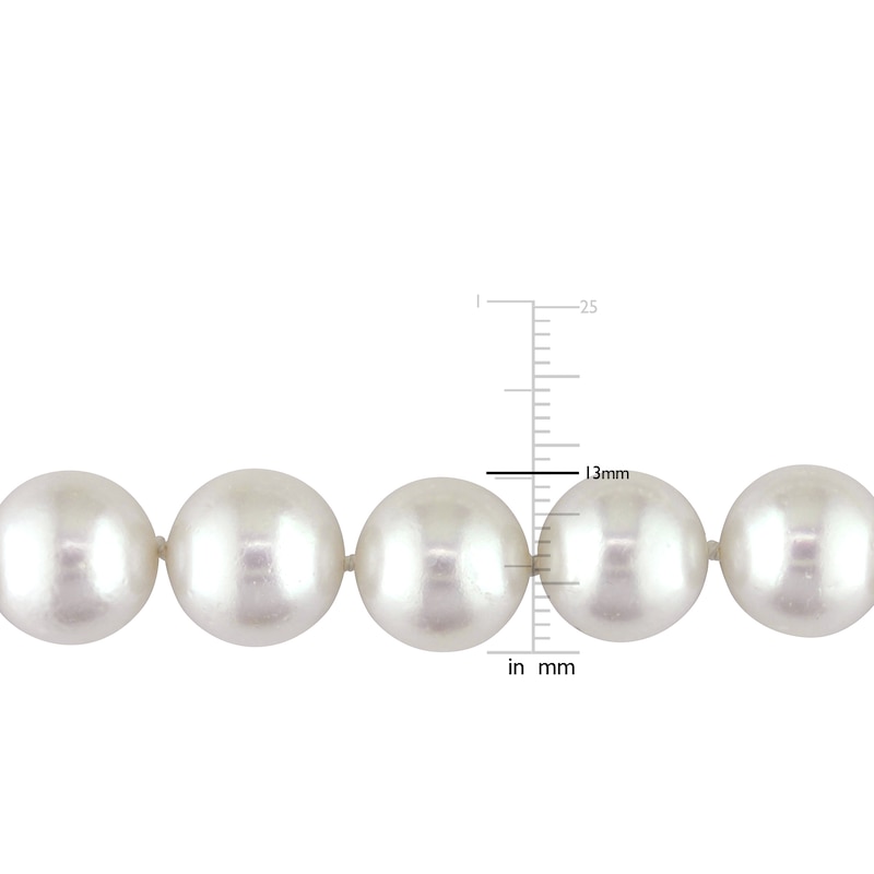 Main Image 4 of Cultured Pearl Necklace 14K Yellow Gold 18" Length