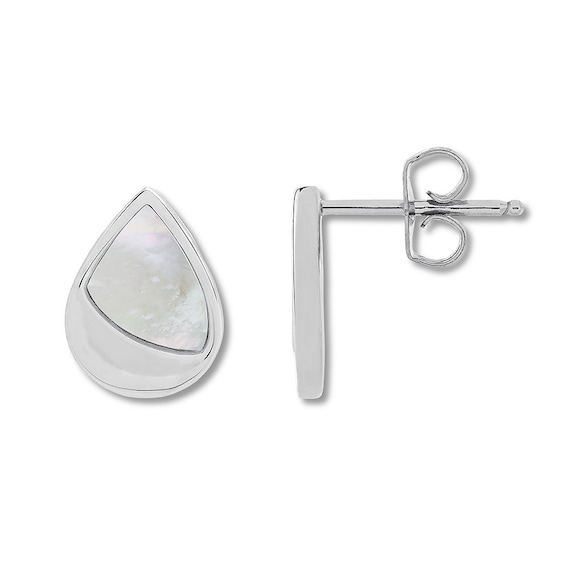 Jared Mother-of-Pearl Earrings Sterling Silver