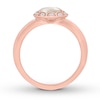 Thumbnail Image 1 of Cultured Pearl Ring 1/20 ct tw Diamonds 10K Rose Gold