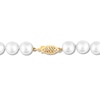 Thumbnail Image 2 of Cultured Pearl Necklace 14K Yellow Gold 23-24"