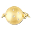 Thumbnail Image 1 of Cultured Pearl Necklace 1/20 ct tw Diamonds 14K Yellow Gold 18"