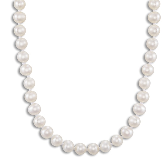Jared Children's Necklace Cultured Pearl 14K Yellow Gold