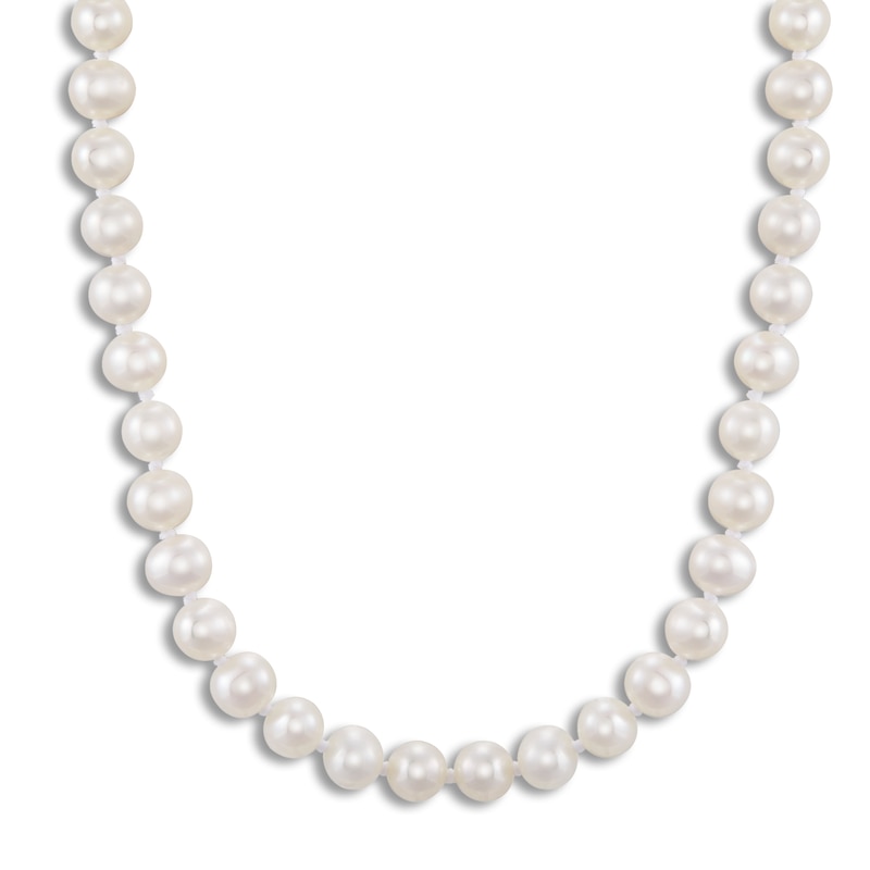 Children's Necklace Cultured Pearl 14K Yellow Gold