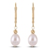 Thumbnail Image 1 of Cultured Pearl Earrings 14K Yellow Gold