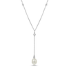 Thumbnail Image 2 of Cultured Pearl Beaded Y Necklace Sterling Silver