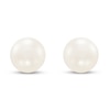 Thumbnail Image 3 of Cultured Pearl Stud Earrings 14K Yellow Gold 6.5mm
