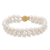 Thumbnail Image 0 of Cultured Pearl Strand Bracelet 14K Yellow Gold 7.75"