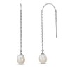 Thumbnail Image 1 of Freshwater Cultured Pearl Threader Earrings Sterling Silver