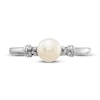 Thumbnail Image 3 of Freshwater Cultured Pearl Ring Diamond Accent 14K White Gold