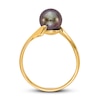 Thumbnail Image 1 of Black Freshwater Cultured Pearl Ring 14K Yellow Gold