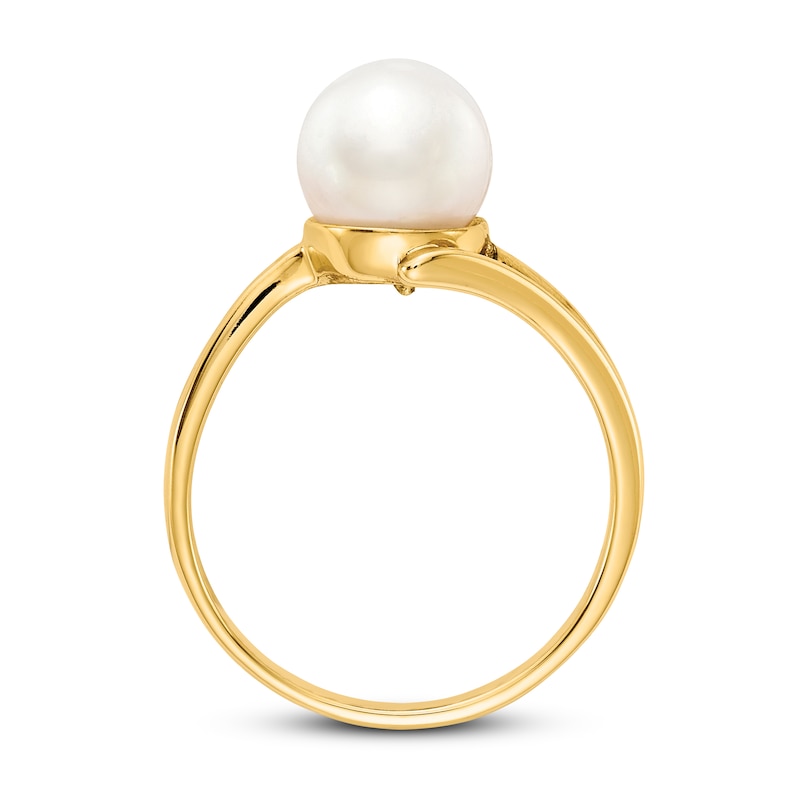 Main Image 2 of Freshwater Cultured Pearl Ring 14K Yellow Gold