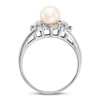 Thumbnail Image 1 of Freshwater Cultured Pearl Ring 1/10 ct tw Diamonds 14K White Gold