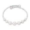 Thumbnail Image 1 of Freshwater Cultured Pearl Bead Bangle Bracelet Sterling Silver