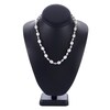 Thumbnail Image 3 of Freshwater Cultured Pearl Bead Necklace Sterling Silver