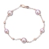 Thumbnail Image 1 of Freshwater Pink Cultured Pearl Bracelet 14K Rose Gold