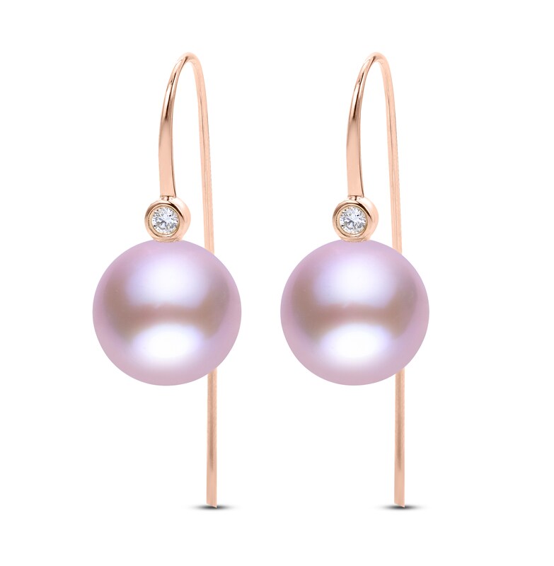 Threader Earrings in 14k Rose Gold