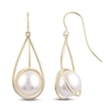 Thumbnail Image 0 of Freshwater Cultured Pearl Drop Earrings 14K Yellow Gold