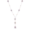 Thumbnail Image 0 of Pink Freshwater Cultured Pearl Y Necklace 14K Rose Gold